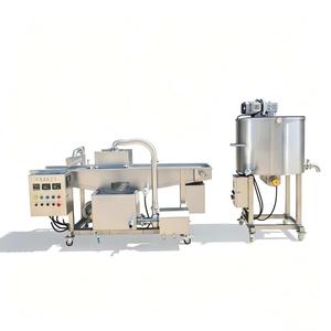 Machine intelligente de glaçage au chocolat pour l'industrie, idéale pour la transformation en usine de fruits frais, baies, noix, croustilles et produits soufflés - Product Image 4