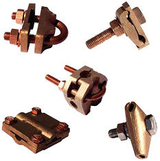 Collier de mise à la terre en cuivre pour la connexion de rubans et de fils, collier de fixation en laiton pour tuyaux et flexibles de mise à la terre - Product Image 5