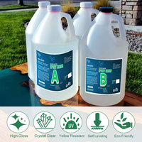 Fournisseur en gros de peinture époxy pour sols en résine époxy colorée décorative, flocons de granit, prête à l'emploi, revêtement de sol en marbre
