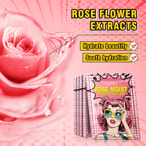 OEM SADOER Etiqueta Privada planta nutritiva calmante hidratante mascarilla facial Rosa hidratante brillo diosa mascarilla Facial - Product Image 1