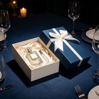 Coffret Parfum Bougie Parfumée avec Bouteille de Parfum, Ensemble Cadeau Parfum de Table, Emballage Personnalisé pour Vente en Gros