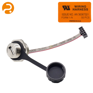 Cavo USB in Pelle con Connettore Femmina Piatto e Cappuccio Impermeabile per Terminale PH2.0 4P per Dispositivi Smart Industriali da Esterno - Product Image 2