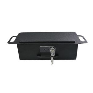 Caja organizadora de almacenamiento antirrobo Tuojue debajo del asiento, caja fuerte para coche para Tesla <span class=keywords><strong>Cyber</strong></span> Truck, Kit de accesorios de Metal Interior - Product Image 1