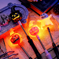 Leuchtende Kürbislaterne als Handstab, Atmosphärische Requisiten, Lichteffekt, Kindergeschenke für Halloween-Dekoration, Bar- und Partydekoration