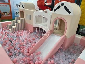 Su misura di alta qualità piccolo in legno morbido gioco del bambino attrezzature commerciali per bambini parco giochi al coperto per la scuola materna - Product Image 4