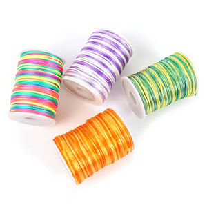 2MM/90m Roll of Gradient Colored Korean Threads Nylon Lanyards for Handmade DIY Bracelets and Jewelry Direct From Factories