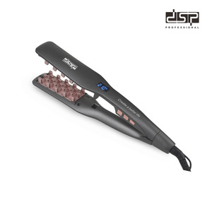 Lisseur et fer à boucler DSP avec revêtement céramique, écran LCD, température réglable, arrêt automatique intelligent, multi-styler - Product Image 5