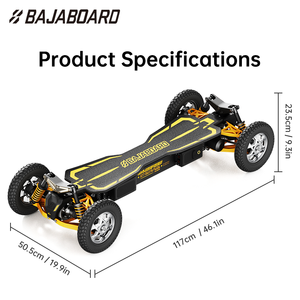 Patineta Eléctrica BAJABOARD G4X Ultra de Alto Rendimiento con Control Remoto, 65 km/h, 50 km de Autonomía, 4WD, Impermeable, Todoterreno, para Adultos y Principiantes - Product Image 4