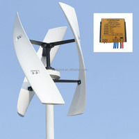 Système d'énergie renouvelable hors réseau/sur réseau 1 kW 12/24/48 V, turbine éolienne verticale, générateur