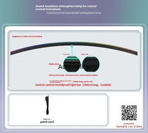 Eclairage d'ambiance Symphony pour pare-brise avant de voiture pour <span class=keywords><strong>Tesla</strong></span> <span class=keywords><strong>Modle</strong></span> <span class=keywords><strong>3</strong></span> Y - Product Image 3