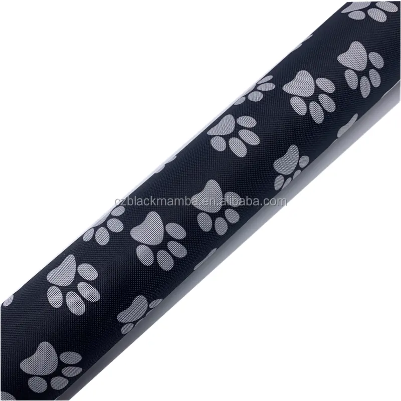 Online shopping 600D pvc coating waterproof 100% polyester mylar dog printed oxford fabric