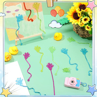 Mini mains collantes jouets collants doigt jouets amusants Wacky Fun extensible mains collantes panier d'oeufs de Pâques Goodie sac Stuffer remplisseurs