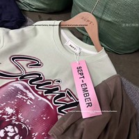 T-shirt unisexe en coton épais 400g avec imprimé anime, coupe décontractée tendance américaine, fabriqué en Chine, modèle 25786578657, surplus de stock, vente en gros
