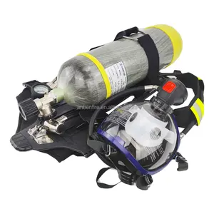 Fábrica padrão zhejiang ce 137, atacado de equipamentos scba de fibra de carbono usado por atacado 6.8l scba