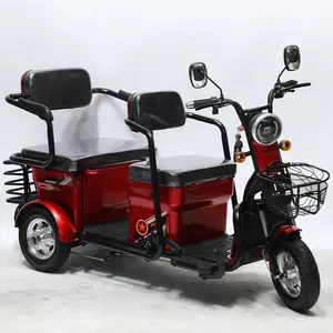 Three Wheel Electric Mobility Scooter Tricycle for Elder Adult pedal mobility 3 wheel electric bike scooter