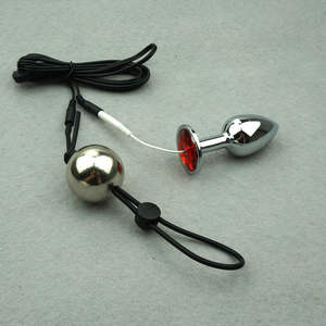 3 Tamanho Electro Shock Gravidade física alongamento pênis extensor <span class=keywords><strong>dildo</strong></span> exercitador bola para o exercício masculino - Product Image 1