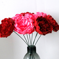 Grande tête de fleur de pivoine en savon faite à la main pour décorations de mariage, de remise de diplôme, accessoires de photographie, paysage artistique écologique