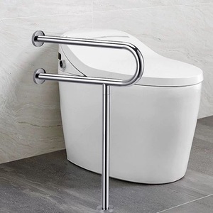Barres d'appui Hiroyuki en acier inoxydable, capacité de 300 lb, pour salle de bain et toilettes, pour personnes âgées et handicapées - Product Image 1