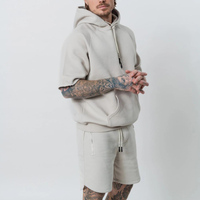 Ensemble unisexe à capuche et short personnalisé, ensemble pantalon de survêtement et sweat à capuche brodé, ensemble pantalon de survêtement et sweat à capuche pour homme