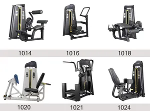 Macchina commerciale del ricciolo della gamba seduta dell'attrezzatura della palestra del ricciolo della gamba di estensione della gamba delle macchine di selezione del carico del perno di nuovo arrivo