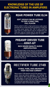 Amplificateur à Lampes EL34 SE le Plus Vendu – <span class=keywords><strong>Son</strong></span> Vintage <span class=keywords><strong>Chaud</strong></span>, Audio Hi-Fi, Prix Abordable, 220V - Product Image 6