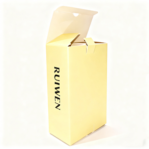 Boîte personnalisée à double couvercle de 350g avec boucle de sécurité et film brillant, boîte couleur pour produits numériques, carton blanc - Product Image 5