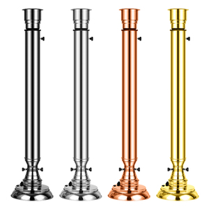 Tuyau d'échappement dur télescopique d'acier inoxydable pour le <span class=keywords><strong>conduit</strong></span> de ventilation d'<span class=keywords><strong>extraction</strong></span> de fumée de <span class=keywords><strong>restaurant</strong></span> de gril de charbon de bois de BBQ coréen - Product Image 2