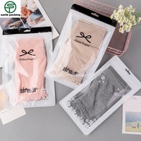 Sous-vêtements, chaussettes, chaussures pour hommes et femmes personnalisés, sac en PET/PE mat imprimé en gravure, recyclable, avec couleur et taille personnalisées