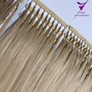 Extensiones de cabello 6d preadheridas de doble estiramiento Extensiones de cabello humano 6D de un donante original - Product Image 1