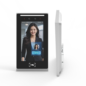 多言語SDKアルミ合金OEM/ODM Android 7インチ2MP HD 1GB + 8GB IP65顔認識カードスワイプ出席機 - Product Image 1