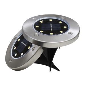 Lampes solaires LED d'extérieur super lumineuses pour jardin, indice de protection IP68, lampes décoratives encastrées pour cour, alimentées par énergie solaire, transfrontalières - Product Image 4