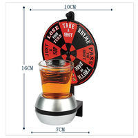 Vente chaude Roulette et jeu de dés plateau tournant en verre pour adultes pour les soirées Pub KTV Bars Discothèques