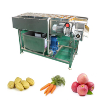 Fruit En Groente Haarwol Roller Reinigingsmachine Wortel Was En Schilmachine