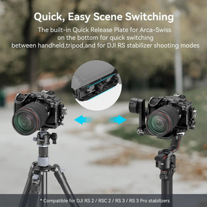 เค<span class=keywords><strong>ส</strong></span>กล้องอลูมิเนียมอัลลอยด์ SmallRig 4161 Black Mamba <span class=keywords><strong>ส</strong></span>ำหรับ EOS <span class=keywords><strong>R6</strong></span> Mark II พร้อมจุดยึดหลายจุดและที่จับ - Product Image 4