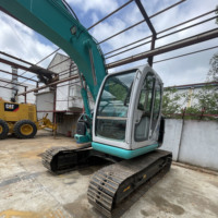 Excavadora Usada KOBELCO SK135, Excavadora Hidráulica de Orugas de 13.5 Toneladas, Maquinaria de Construcción