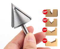 OEM Outils de nettoyage du bois personnalisés en carbure monobloc CNC Mèche de toupie à revêtement Altin Mèche de toupie à bois Support ODM