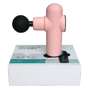 Boguan Massage Gun <b>Mini</b> Portable Pink 12 Speed Levels Brushless <b>Motor</b> USB Rechargeable 5 Massage Heads - Product Image 5
