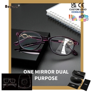 Lunettes de lecture multifocales progressives Boyarn pour femmes, anti-lumière bleue, avec verres correcteurs et dioptries, lunettes de soleil - Product Image 4