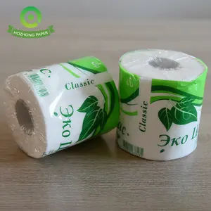 Groothandel Export Beste Prijs Biologisch Afbreekbaar Custom 3 Ply Toiletpapier 400 Vellen Wc Tissue Papier Enkele Roll