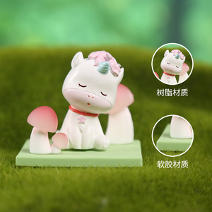 Yu Mo Craft – figurines d'animaux en résine, ornements du paradis forestier, mini décor pour voiture, décoration de la maison, cadeau unisexe - Product Image 4