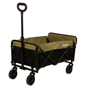 Carrito de Compras Plegable Portátil de Acero, Carrito de Playa para Camping con Puerta Trasera, Estructura Cerrada Utilitaria - Product Image 3