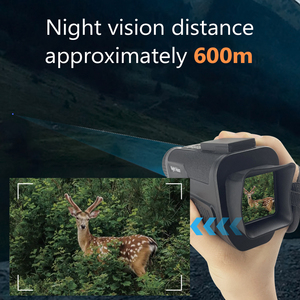 600 metros distancia de visión nocturna 8X Zoom 4K infrarrojo NVG casco Monocular caza visión nocturna gafas y accesorios - Product Image 3