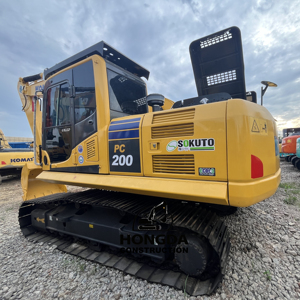 รถขุดโคมัตสึ PC200-8 มือสอง ขนาด 20 ตัน ได้รับการรับรอง พร้อมชิ้นส่วนเครื่องยนต์หลัก ความจุบุ้งกี๋ 1.2 เมตร กำลัง 180 กิโลวัตต์ ผลิตในญี่ปุ่น - Product Image 1
