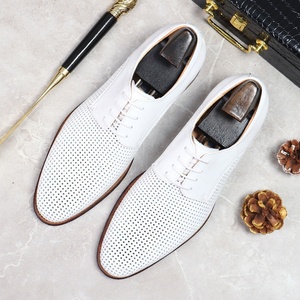 Men's Business Casual Leather Shoes - Genuine Leather, Comfortable <b>Open</b>-Cell Soft Leather Ankle Bootsformal Shoes Men - Product Image 6