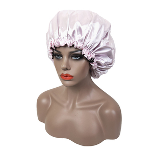 Bonnet <span class=keywords><strong>de</strong></span> douche réutilisable <span class=keywords><strong>pour</strong></span> femmes et hommes, grand bonnet <span class=keywords><strong>de</strong></span> douche imperméable lavable à bande élastique chapeau <span class=keywords><strong>de</strong></span> <span class=keywords><strong>bain</strong></span> <span class=keywords><strong>pour</strong></span> cheveux longs, tresses - Product Image 3