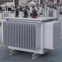 Transformateur extérieur S13 haute efficacité, immergé dans l'huile, enroulement en cuivre pur, multi-certifié, économie d'énergie