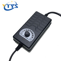 Adaptateur secteur universel YTYS YS124-2 réglable 1-24V 2A DC, garantie de 2 ans pour les éclairages LED, les moteurs, les ventilateurs, les pompes à eau