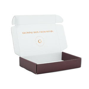 Boîte d'expédition en carton ondulé personnalisée pour les compléments alimentaires, les gommes vitaminées, l'emballage de produits nutraceutiques - Product Image 1