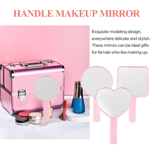 Nouveau miroir de <span class=keywords><strong>maquillage</strong></span> portable carré personnalisé pour filles, miroir de <span class=keywords><strong>maquillage</strong></span> de bureau, cadeau beauté <span class=keywords><strong>et</strong></span> bien-être - Product Image 5