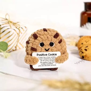 Nuevo Pastel de Cumpleaños Hecho a Mano con Ganchillo, Tarjeta de Energía Positiva, Postre, Té con Leche de Perlas, Muñeca de Ganchillo Decorativa, Regalo de Navidad - Product Image 6